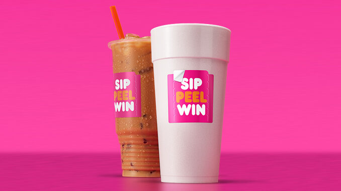 "Sip. Peel. Win." Returns To Dunkin’ Donuts From August 27 Through October 15, 2018