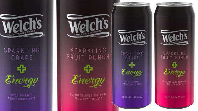 Welch’s Unveils New Sparkling Plus Energy Drinks