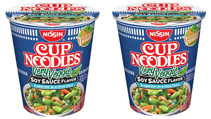 Cup Noodles Introduces New Very Veggie Soy Sauce Flavor