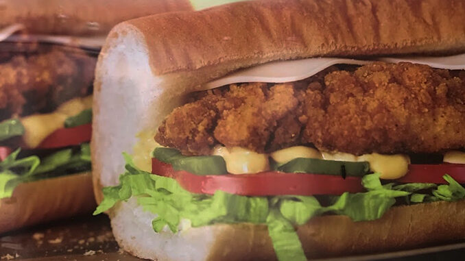 Subway Spotted Selling New Homestyle Crispy Chicken Sandwich