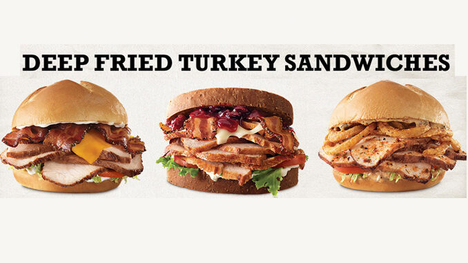 Arby’s Brings Back Deep Fried Turkey Sandwiches