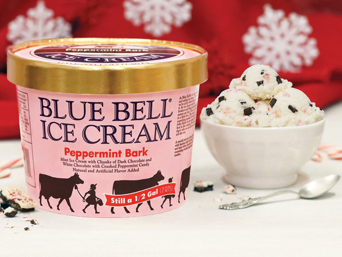 Blue Bell Introduces New Peppermint Bark Ice Cream For The 2018 Holiday Season - Chew Boom