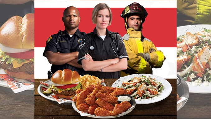 First Responders Eat Free At Hooters on October 28, 2018