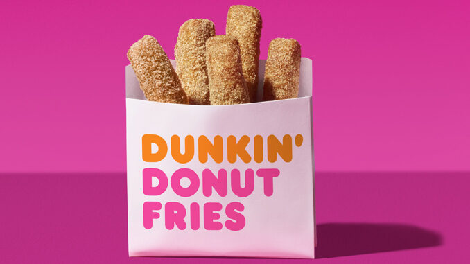 Free Donut Fries With Iced Coffee Purchase At Dunkin’ Donuts From October 5-7, 2018