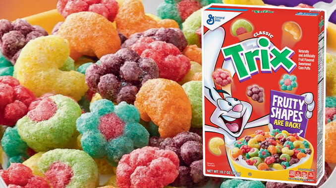 General Mills Brings Back Classic Trix Fruity Cereal Shapes