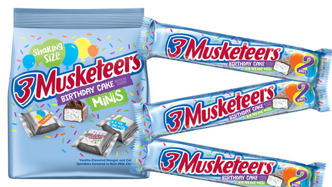 New 3 Musketeers Birthday Cake Flavor Unveiled
