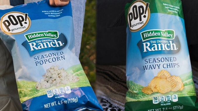 New Hidden Valley Ranch Seasoned Popcorn And Potato Chips Have Arrived