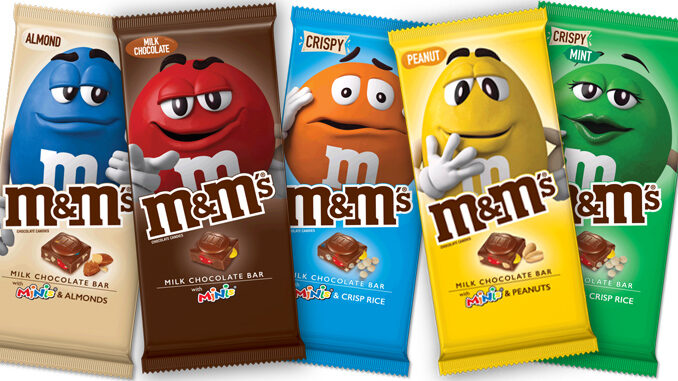 New M&M’s Chocolate Bars Spotted At Walmart