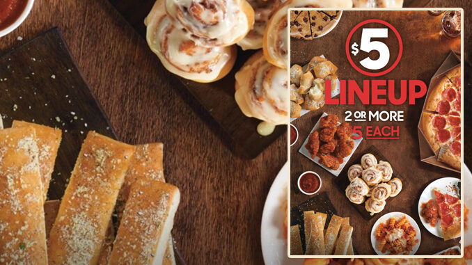 Pizza Hut Launches $5 Lineup Menu Nationwide