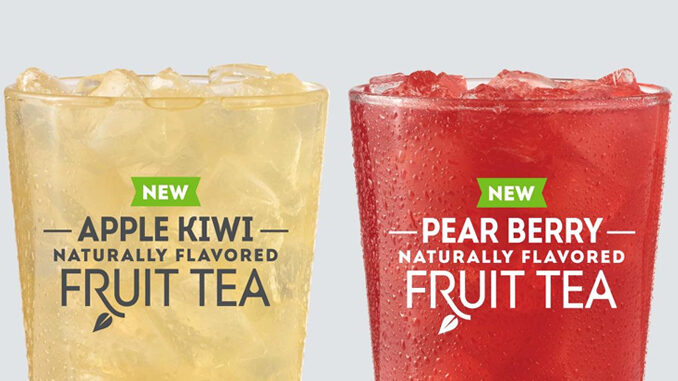 Wendy’s Pours New Apple Kiwi And Pear Berry Fruit Teas