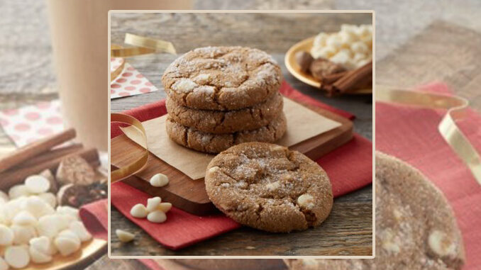 Mrs. Fields Reveals New Gingerbread White Chocolate Cookie