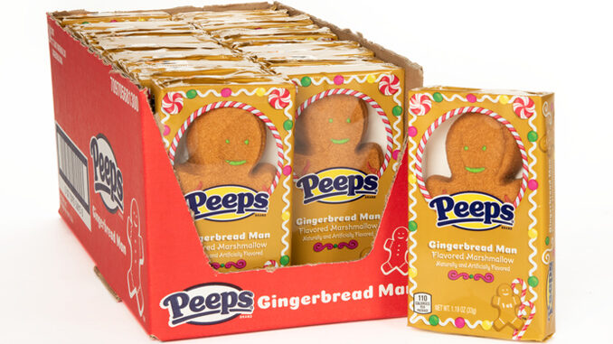 New Peeps Giant Gingerbread Men Have Arrived For The 2018 Holiday Season