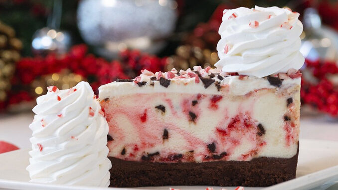 Peppermint Bark Cheesecake Returns To The Cheesecake Factory For The 2018 Holiday Season
