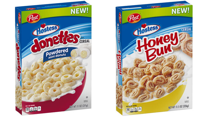 Post Reveals New Hostess Donettes And Hostess Honey Bun Cereals