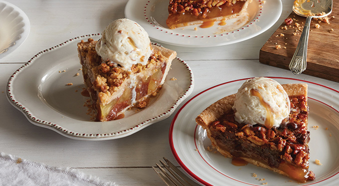  Salted Caramel Nut Ice Cream Paired With Seasonal Pies