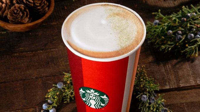 Starbucks Pours New Juniper Latte In Celebration Of The 2018 Holiday Season