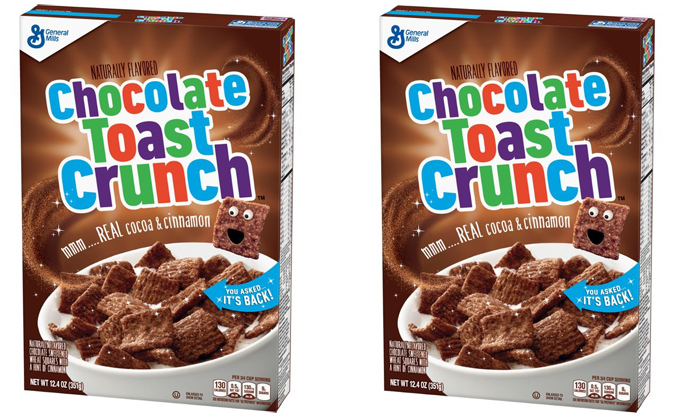 Chocolate Toast Crunch cereal