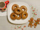 The Gingerbread Glazed Doughnut Returns To Krispy Kreme On December 19, 2018