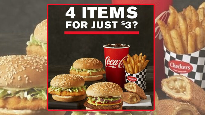 4 For $3 Meal Deal Returns To Checkers And Rally's