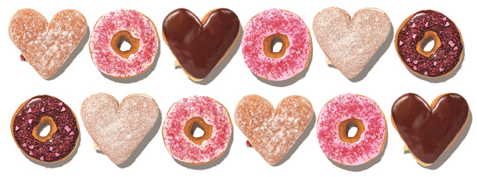Bling Sprinkles Donuts and returning heart-shaped donuts