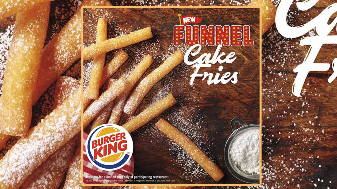 Funnel Cake Fries Are Back At Burger King