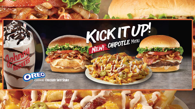 Johnny Rockets Introduces New Chipotle Bacon Burger, Chipotle Bacon Chicken Sandwich And Chipotle Bacon Cheese Fries