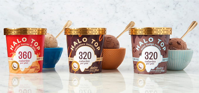 New Halo Top Non-Dairy Pints