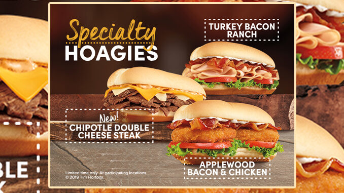Tim Hortons Introduces New Chipotle Double Cheese Steak Hoagie