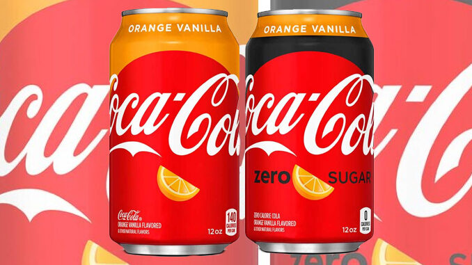 Coca-Cola Unveils New Orange Vanilla Coke And Orange Vanilla Coke Zero Sugar