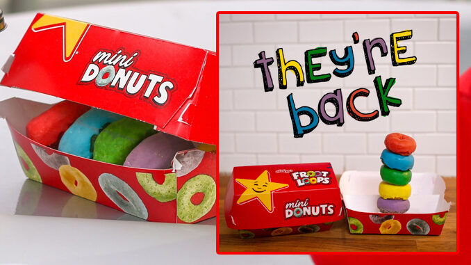 Froot Loops Mini Donuts Return To Carl’s Jr. And Hardee’s