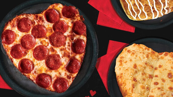 Heart-Shaped Pizzas Coming To Jet’s Pizza On February 14, 2019