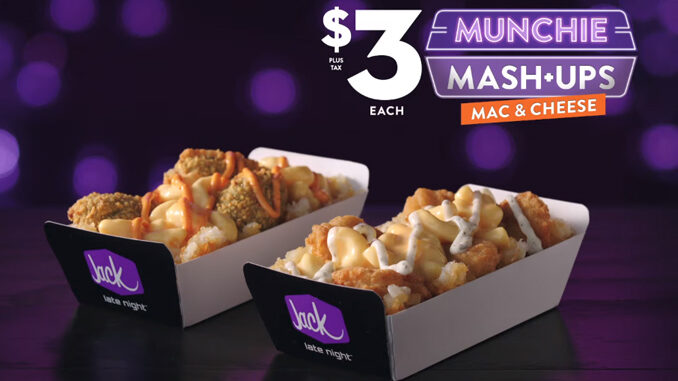 Jack In The Box Adds New Mac & Cheese Munchie Mash-Ups