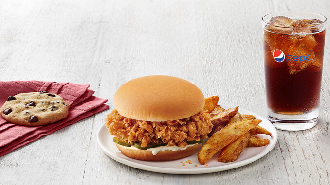 KFC Adds New Crispy Colonel Sandwich $5 Fill Up Deal