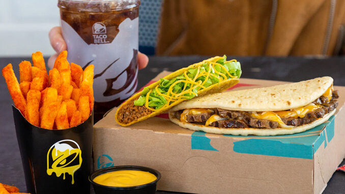 Taco Bell Tests New $7 Double Steak Melt Deluxe Box