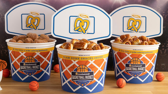 Auntie Anne's Puts Together Limited Edition Basketball Buckets Through April 8, 2019