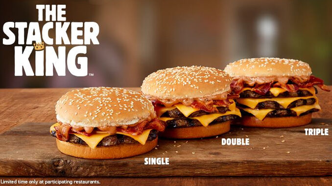 Burger King Brings Back The Stacker King In Three Sizes