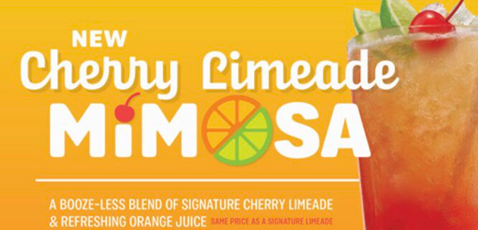 Cherry Limeade Mimosa