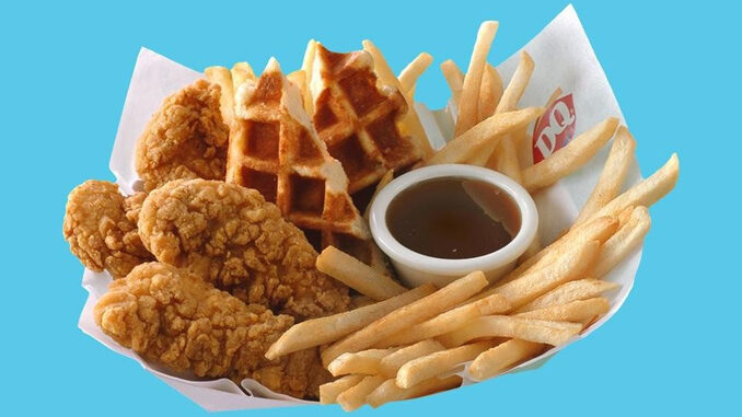Dairy Queen Reveals New Chicken And Waffles Basket New Cupfections And New Cake Shakes