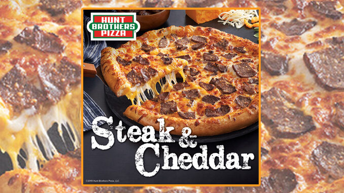 Hunt Brothers Unveil New Steak & Cheddar Pizza