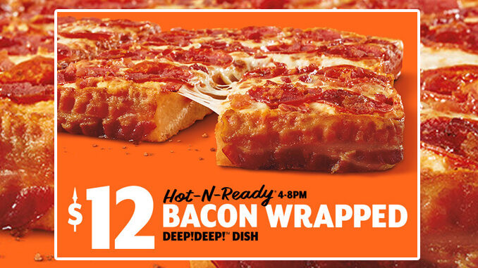 Little Caesars Welcomes Back Bacon Wrapped Deep Deep Dish Pizza