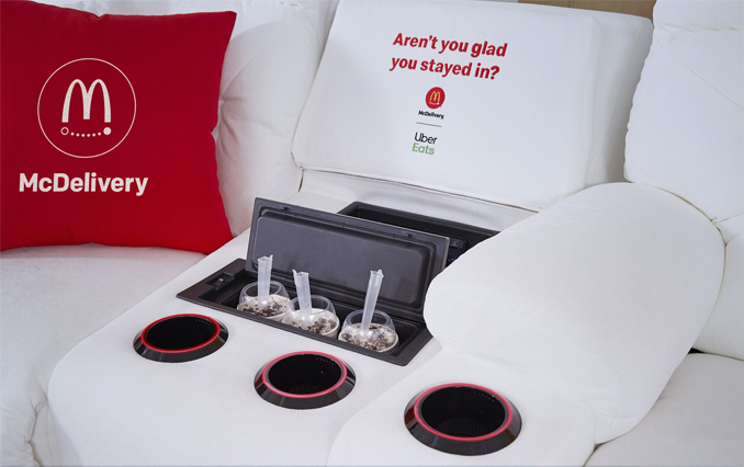 McDelivery Couch Features