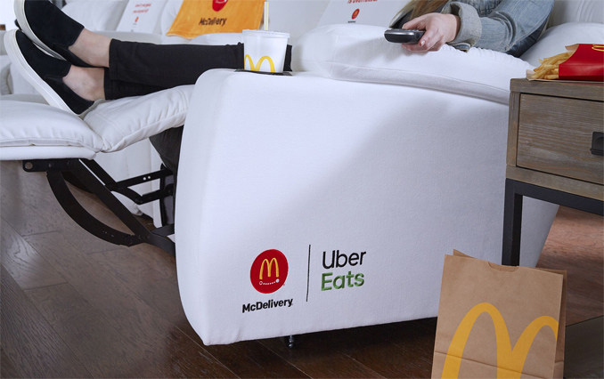 McDelivery Couch Reclined