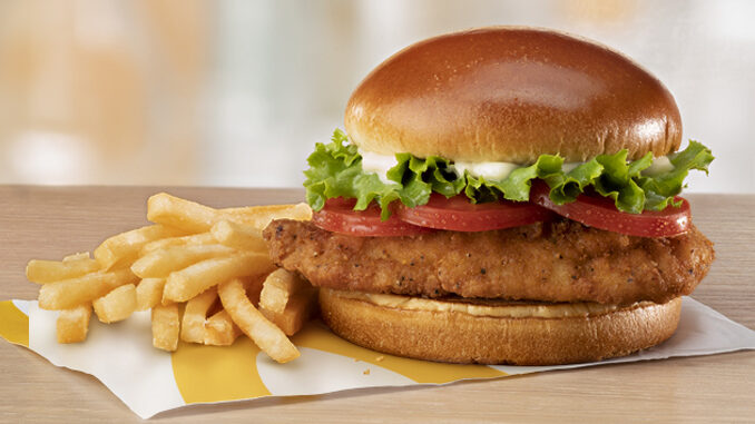 McDonald’s Tests Mighty Chicken Sandwiches And Mighty Chicken Tenders In Augusta, Georgia