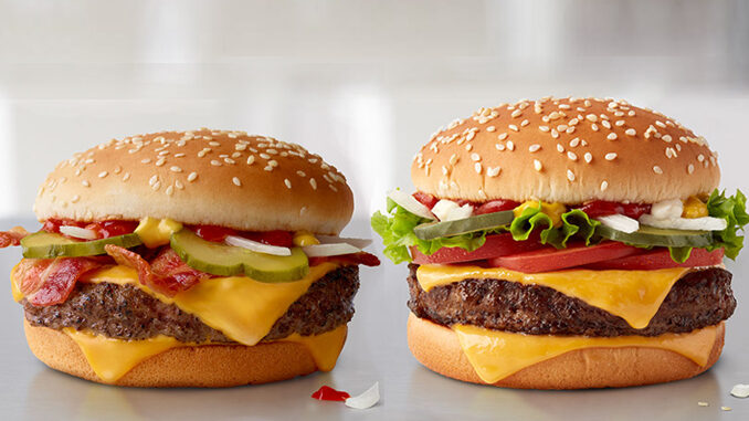 Quarter Pounder With Cheese Bacon And Quarter Pounder Deluxe Join McDonald’s Fresh Beef Lineup