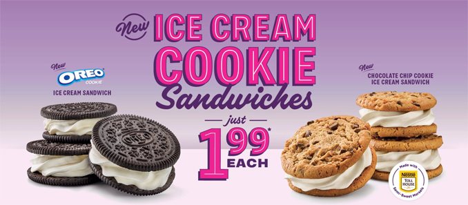Real Ice Cream Cookie Sandwiches