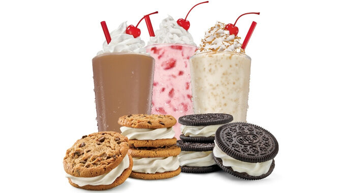 Sonic Nights Is Back With Ice Cream Cookie Sandwiches And Half-Price Shakes After 8 p.m. Through September 2, 2019