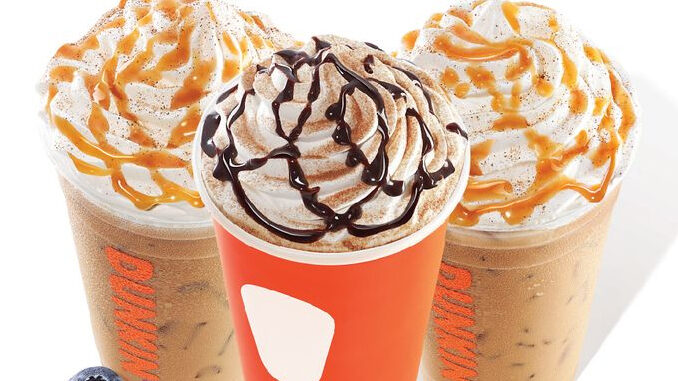 Dunkin' Pours Three New Signature Lattes