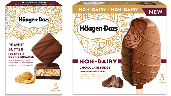 Häagen-Dazs Adds New Peanut Butter Cookie Squares And New Non-Dairy Chocolate Fudge Frozen Dessert Bars
