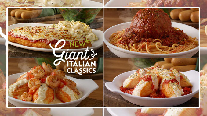 New Giant Italian Classics Arrive At Olive Garden