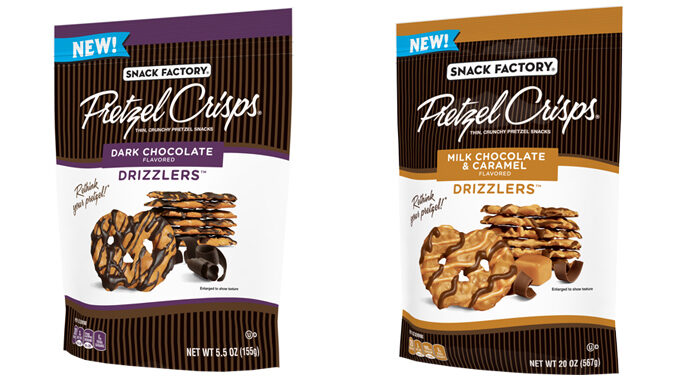 Snack Factory Unveils New Pretzel Crisps Drizzlers